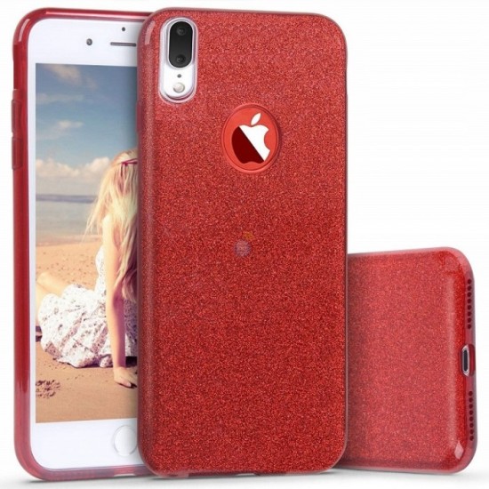 CAPA PREMIUM BLING SPARKLING PARA IPHONE XS RED CAPA PREMIUM BLING SPARKLING PARA IPHONE XS RED